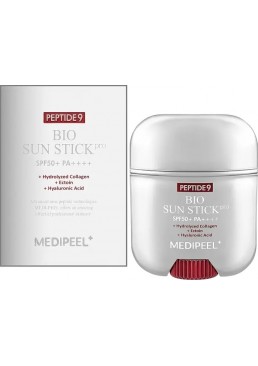 Солнцезащитный стик с комплексом пептидов Medi-Peel Peptide 9 Bio Sun Stick Pro, 19 г